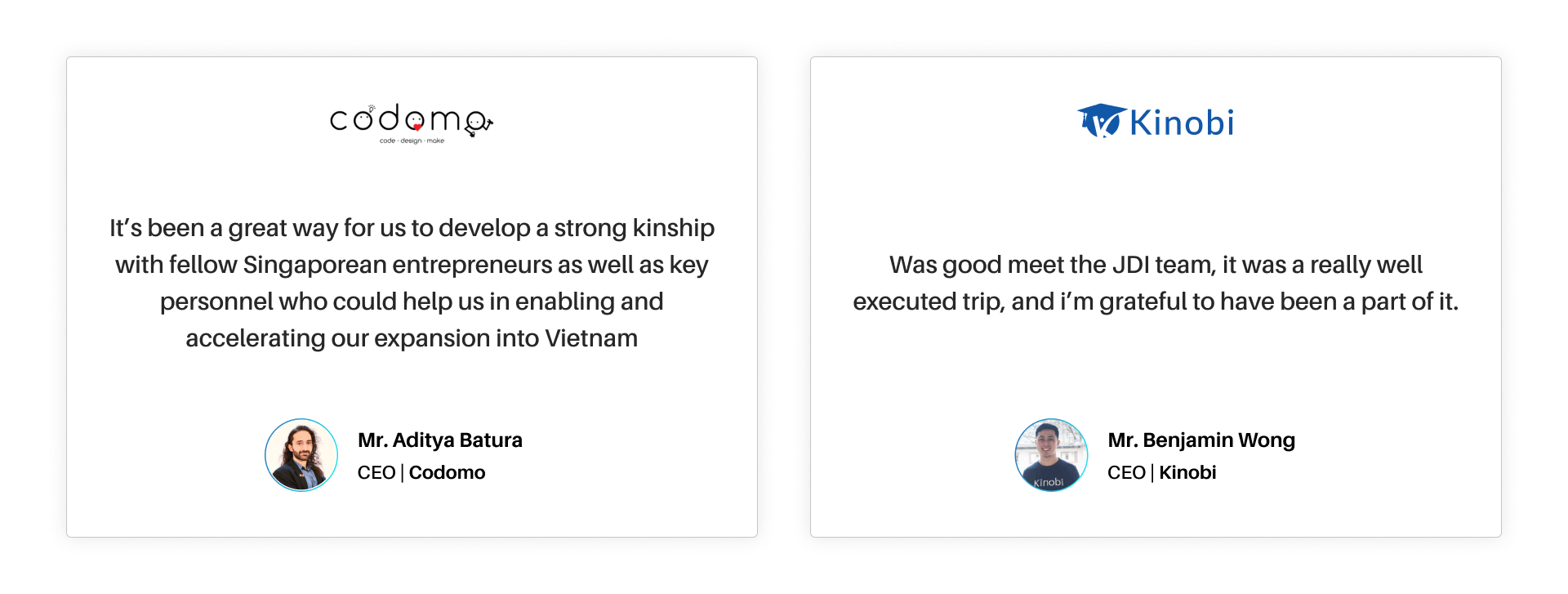 VIP EdTech Testimonial Singapore Delegation