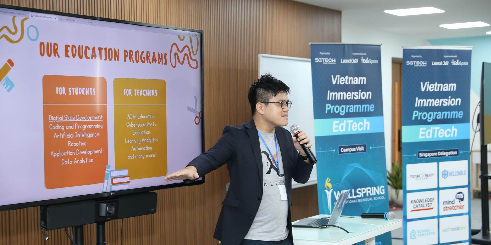 Xaltius introducing about the EdTech solution (Photo: JDI)