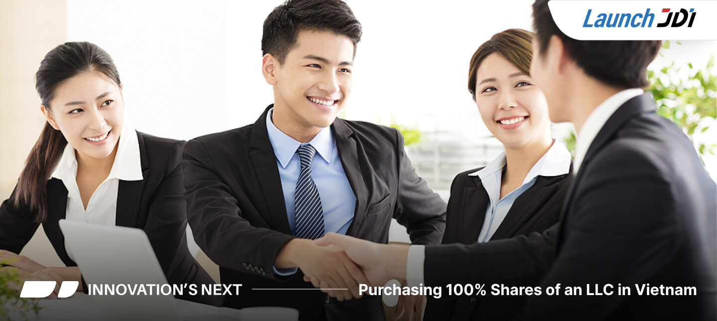 Set up a 100% purchased shares of a Vietnam company