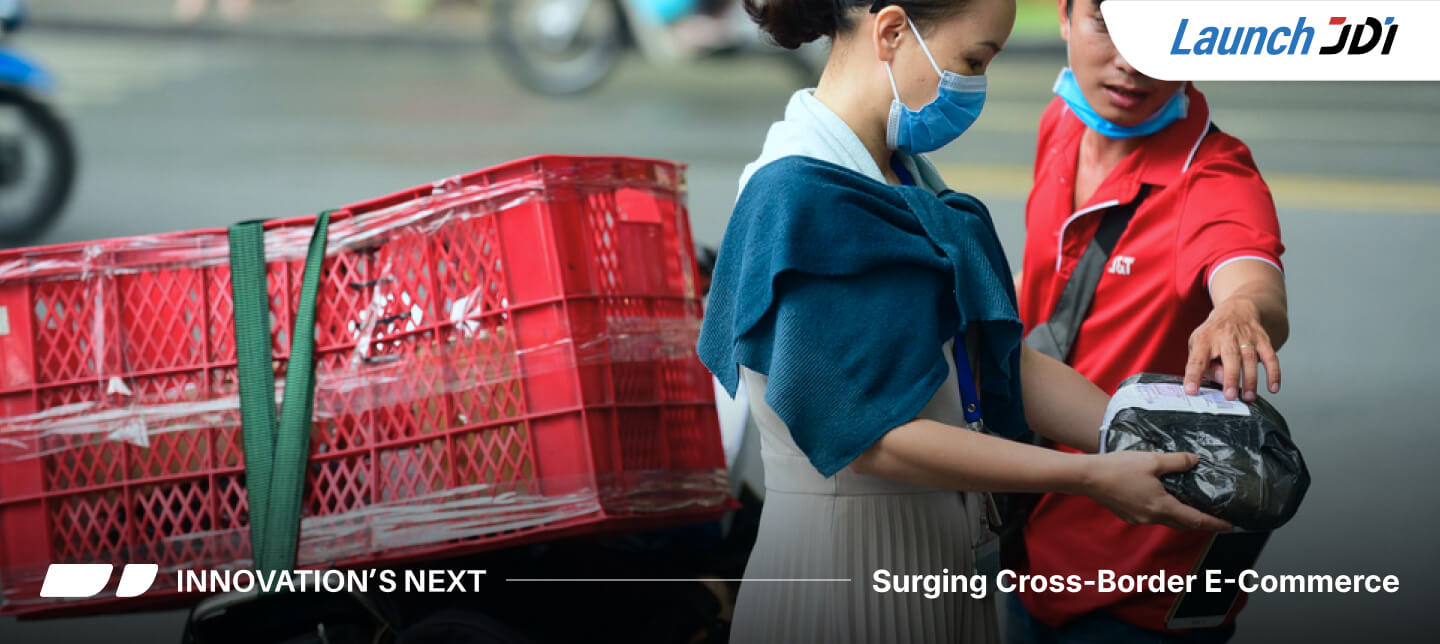 Surging cross-border e-commerce