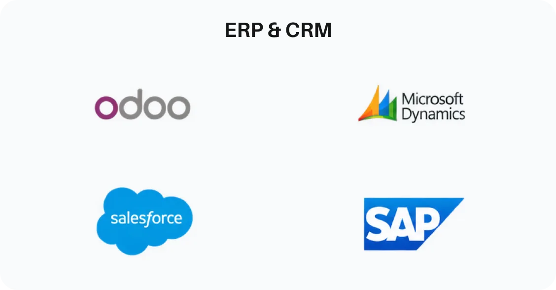 ERP and CRM
